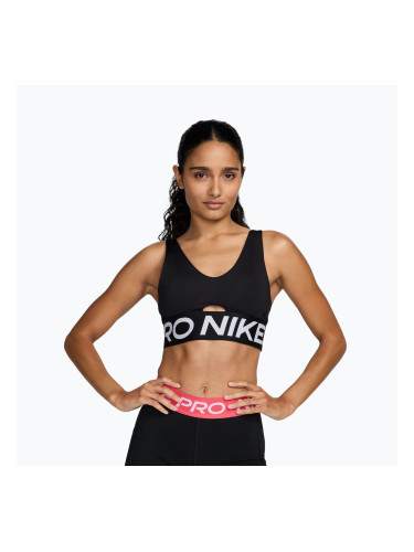 Спортен сутиен Nike Pro Indy Plunge black/white/white