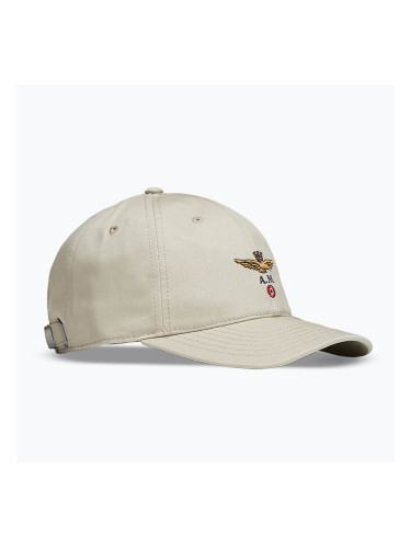 Мъжка шапка с козирка Aeronautica Militare HA1246UCT02 taupe beige