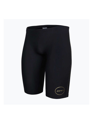 Мъжки шорти за плуване тип клин ZONE3 FINA Approved Performance Gold black/gold