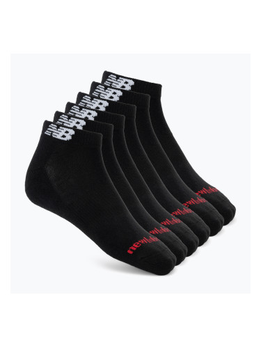 Чорапи New Balance Everyday Low Cut 6 чифта black/white