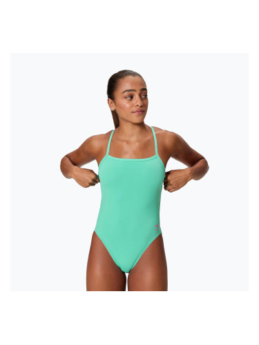 Дамски цял бански костюм Speedo FL Solid V-Back 2.0 aqua breeze