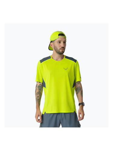 Мъжка тениска за бягане DYNAFIT Sky ultra yellow