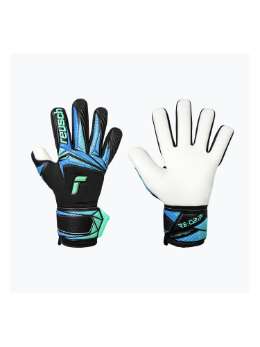 Вратарски ръкавици Reusch Attrakt RE:GRIP NC black/ocean light