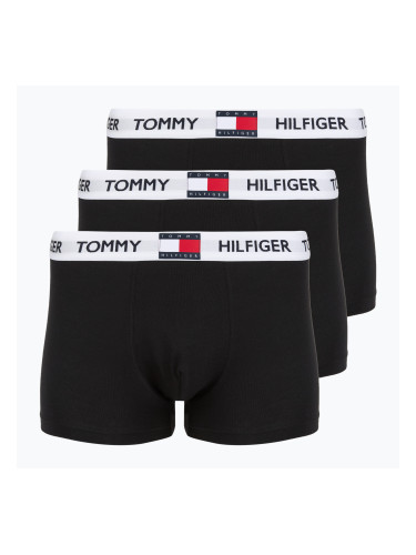 Боксерки Tommy Hilfiger Trunk 3 чифта black / black / black