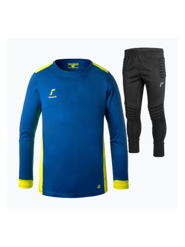 Детски вратарски комплект Reusch Match Set Junior brilliant blue/safety yellow