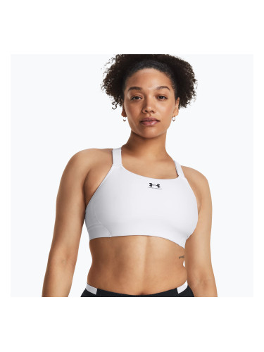 Under Armour HG Armour High white/jet gray фитнес сутиен