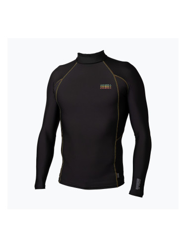 Мъжка блуза с дълъг ръкав за плуване O'Neill Trvlr Graphic Skins Rash Guard black/black/black:multi(rasta)