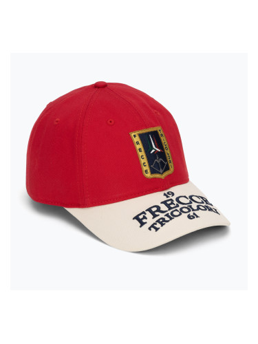 Mъжка шапка с козирка Aeronautica Militare HA1246UCT02 tango red/cream white