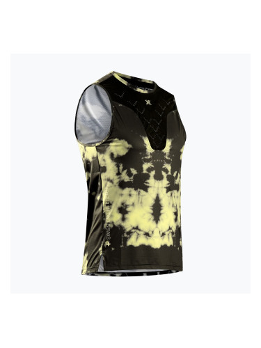 Тениска за бягане X-Bionic Corefusion Run Tank tie dye electric energy