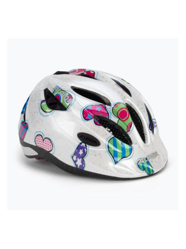 Детска велосипедна каска Alpina Gamma 2.0 hearts