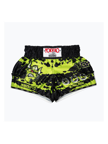 Мъжки шорти за тренировка YOKKAO Angry Bull Muay Thai black