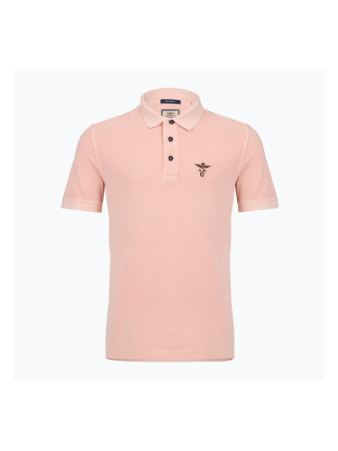 Мъжка тениска Aeronautica Militare PO1925UP00406 Polo lotus pink