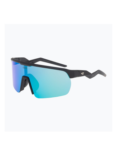 Слънчеви очила GOG Hervor matt black/reflex blue