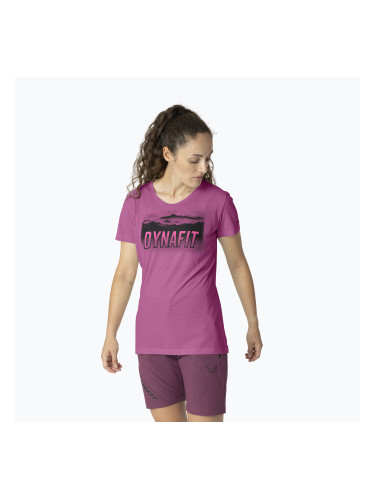 Дамска тениска за трекинг DYNAFIT Transalper Pocket magenta/6070