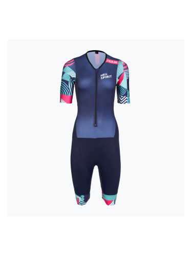 Дамски гащеризон за триатлон HUUB Her Spirit Trisuit navy/band