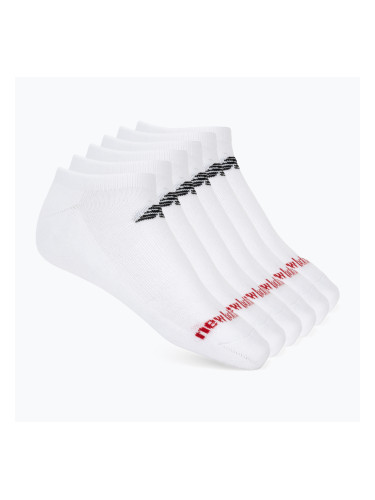 Чорапи New Balance Everyday No Show 6 чифта white
