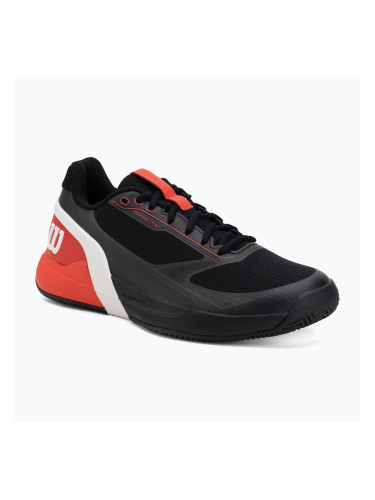 Мъжки тенис обувки Wilson Rush Pro 5 black/infrared/white