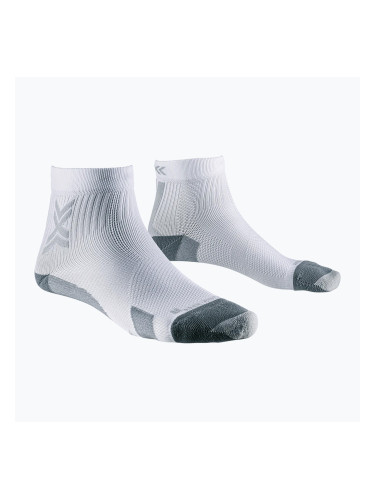 Мъжки чорапи за бягане X-Socks Run Discover Ankle arctic white/pearl grey
