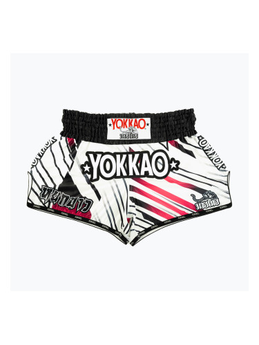Мъжки шорти за тренировка YOKKAO Power Muay Thai white