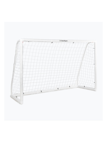 Футболна врата от PVC OneTeam 244 x 150 cm бяла