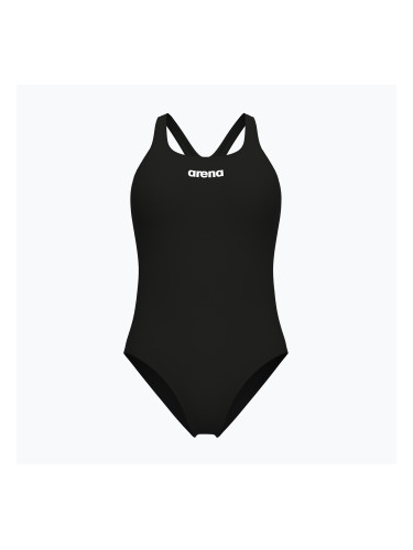 Дамски цял бански костюм arena Team Swim Pro Solid black/white