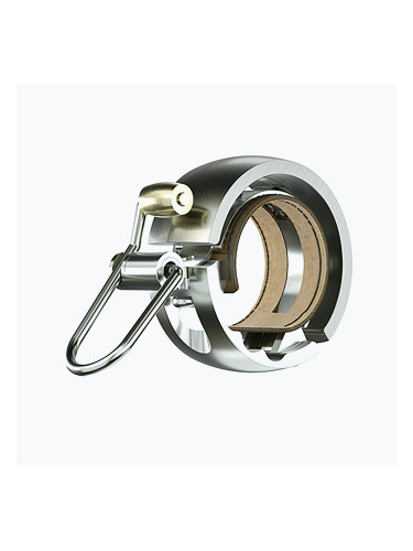 Велосипеден звънец Knog Oi Luxe Small silver