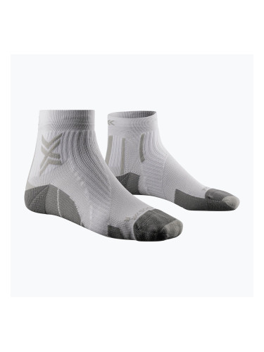 Мъжки чорапи за бягане X-Socks Run Perform Ankle arctic white/pearl grey