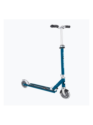 Детски градски скутер Globber Flow Element Lights petrol blue