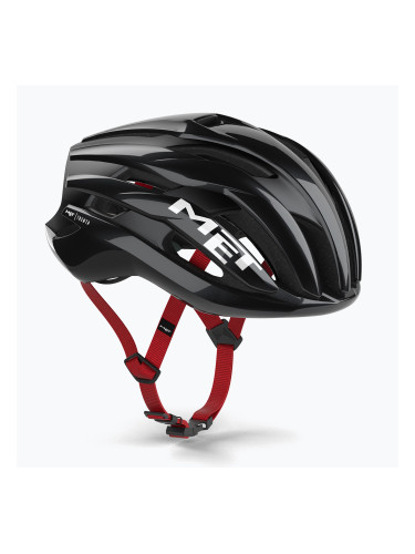Велосипедна каска MET Trenta Mips black/red glossy