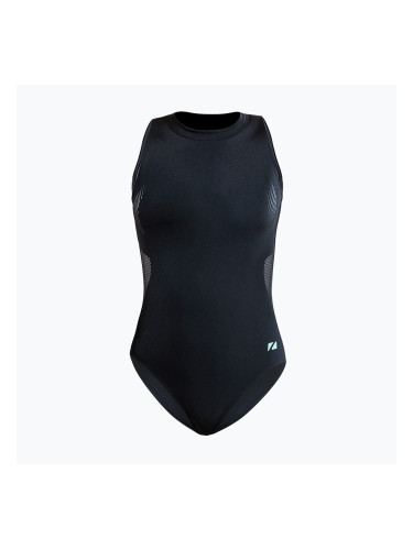 Дамски цял костюм за плуване ZONE3 High Neck Costume black
