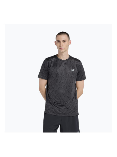 Мъжка тениска New Balance Essentials Printed T black