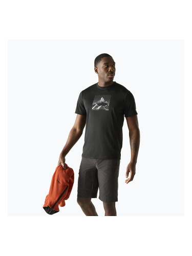 Мъжка тениска за трекинг REGATTA Fingal black