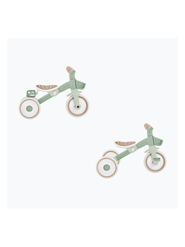 Триколесен велосипед без педали Globber Learning Trike 2w1 Plus Ecologic pistachio