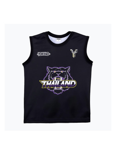 Мъжка тениска за тренировка YOKKAO Tiger Workout Tank Top black