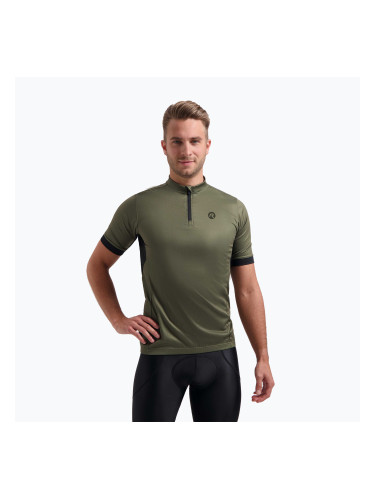 Мъжка колоездачна тениска Rogelli Core green