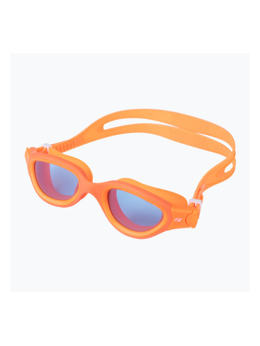Оранжеви/оцветени в синьо очила за плуване ZONE3 Venator-X