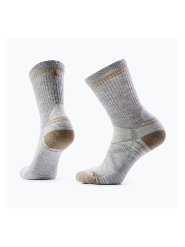 Дамски чорапи Smartwool Hike Light Cushion Crew lghtgrey whte