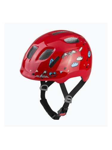 Детска велосипедна каска Alpina Ximo 2 Jr red smile gloss