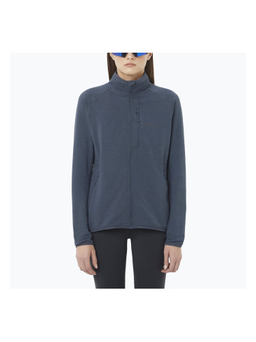 Дамски поларен суитшърт Salomon Lightwarm Full Zip blue nights