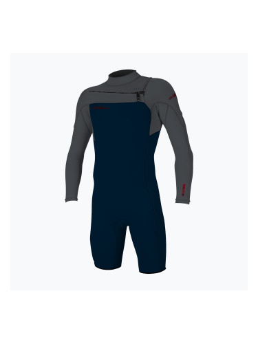 Мъжки неопренов костюм за плуване O'Neill Hammer 2mm Chest Zip LS Spring abyss/graphite/graphite