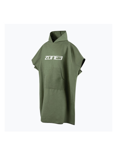 Пончо ZONE3 Microfibre Changing Robe khaki/white