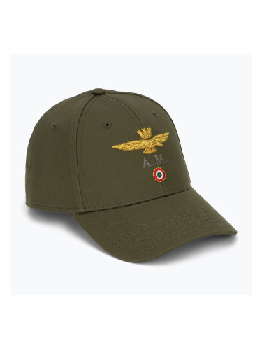 Мъжка шапка с козирка Aeronautica Militare HA1100UCT02848 verde militare