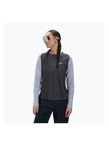Дамска блуза с дълъг ръкав за колоездене POC Motion Air granite grey