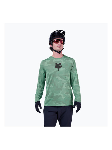 Мъжка блуза с дълъг ръкав за колоездене Fox Racing Ranger Tru Dri pine