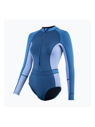 Дамски неопренов костюм за плуване ZONE3 Yulex multi blue/white