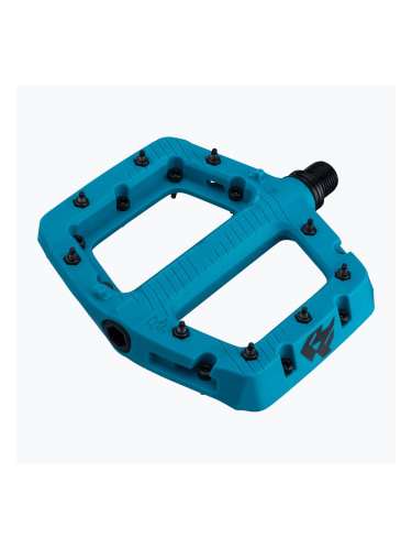 RACE FACE Chester Малки тюркоазени педали за велосипед