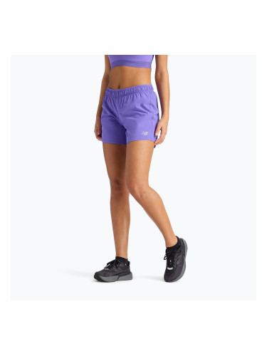 Дамски шорти за бягане New Balance RC 5“ electric purple
