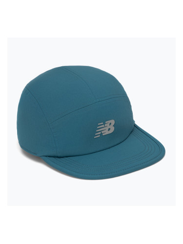 Шапка с козирка New Balance 6 Panel Performance V 2.0 big teal