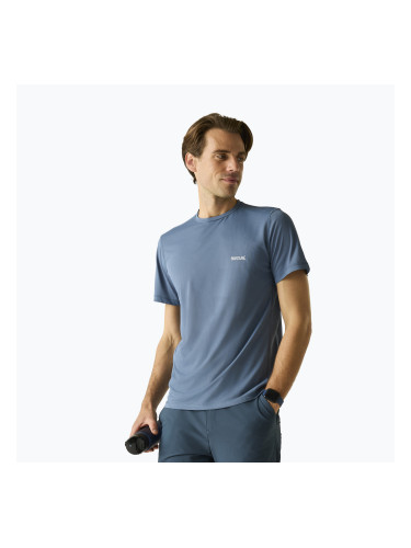 Мъжка трекинг тениска REGATTA Mindoi Anti Insect china blue