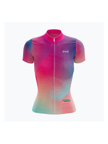 Дамска тениска за колоездене Quest Pink Wind W
